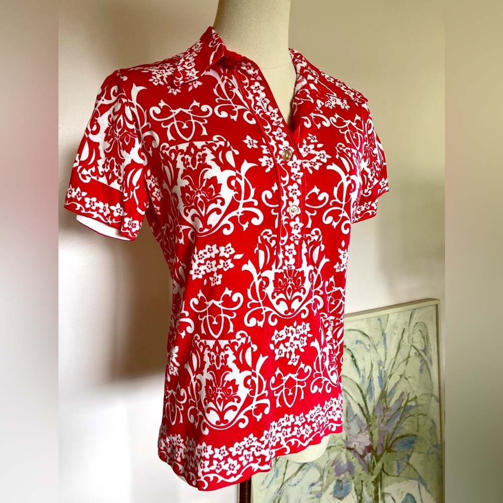 60s/70s vintage jersey stretch shirt